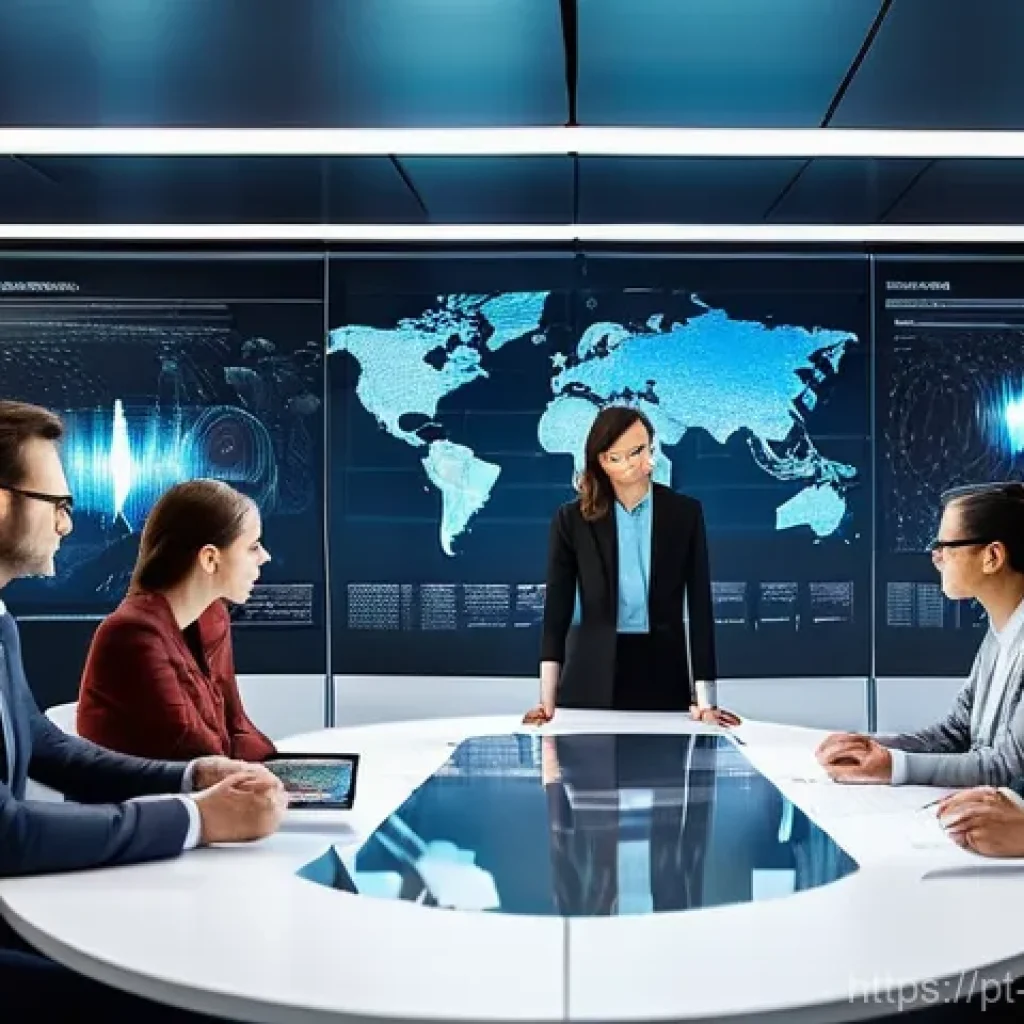 데이터 분석과 AI의 융합 사례 - **Prompt 1: The Apex of Data-Driven Decision Making**
    An ultra-realistic image of a diverse grou...